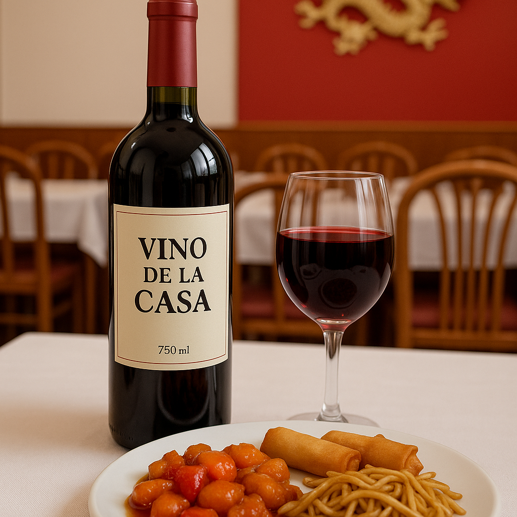 Vino de la casa botella entera