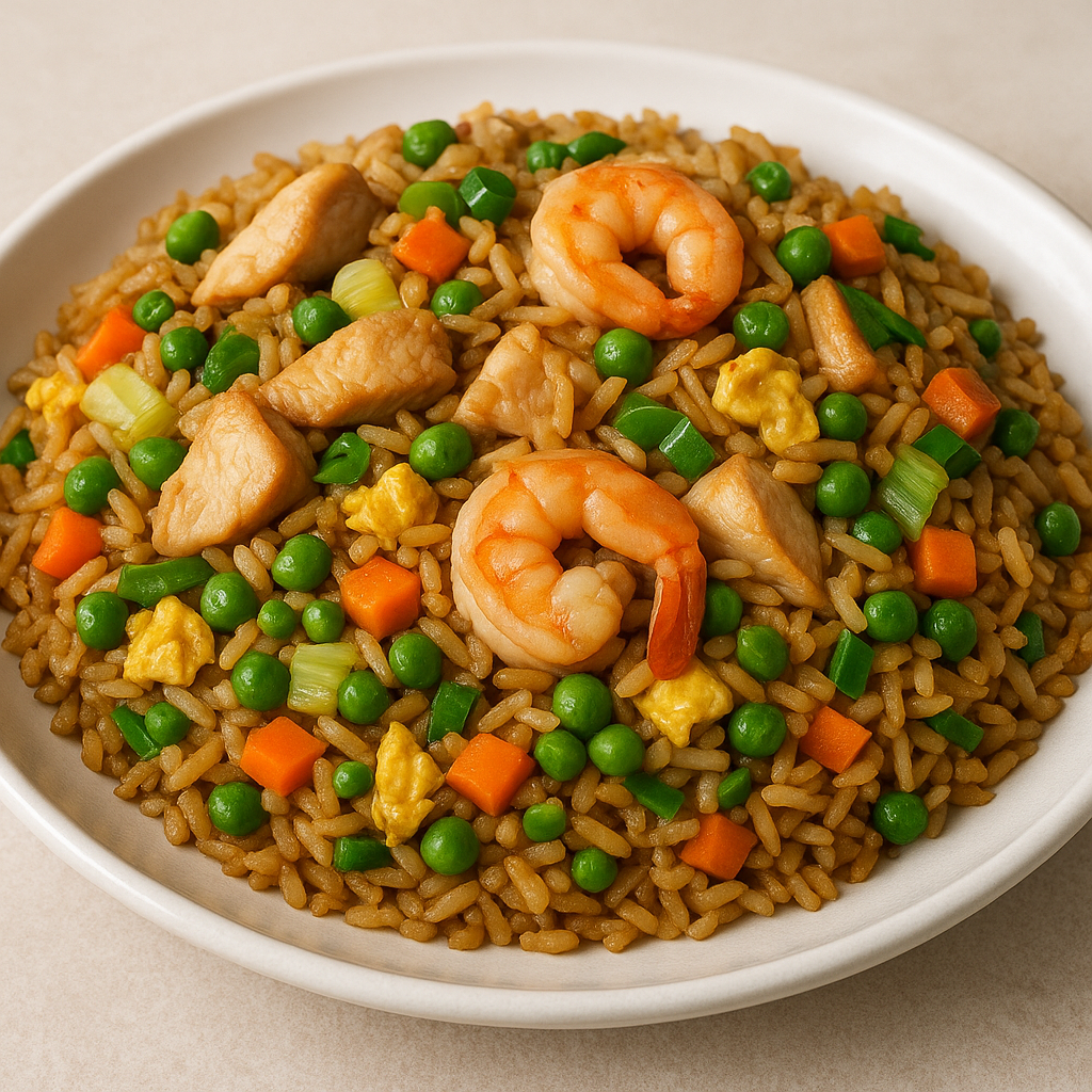 Arroz frito de la casa