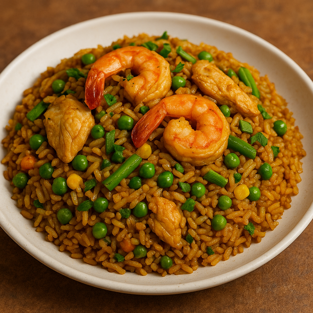 Arroz frito tailandés