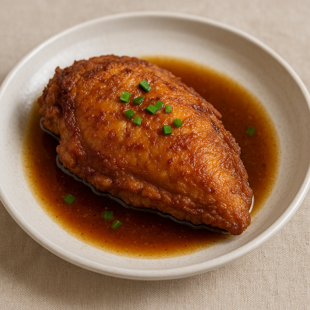 Pechuga de pollo frita
