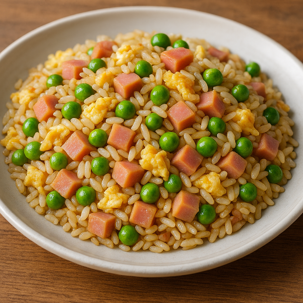 Arroz con tres delicias