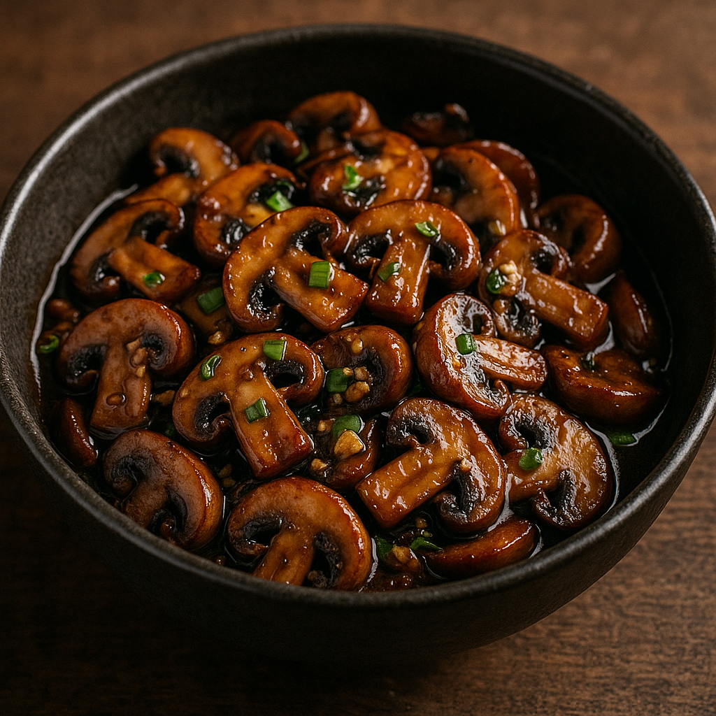 Champiñones salteados
