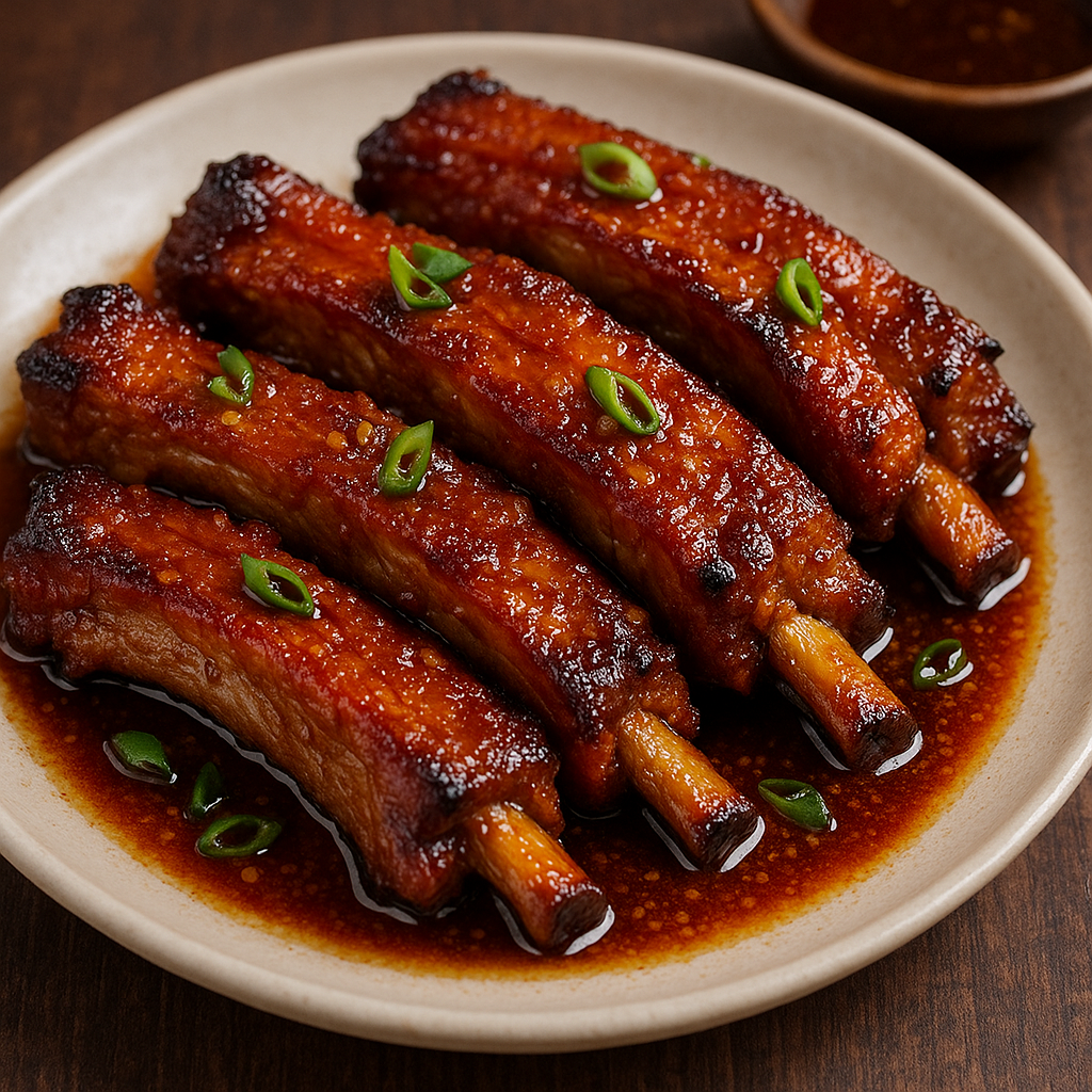 Costillas asadas