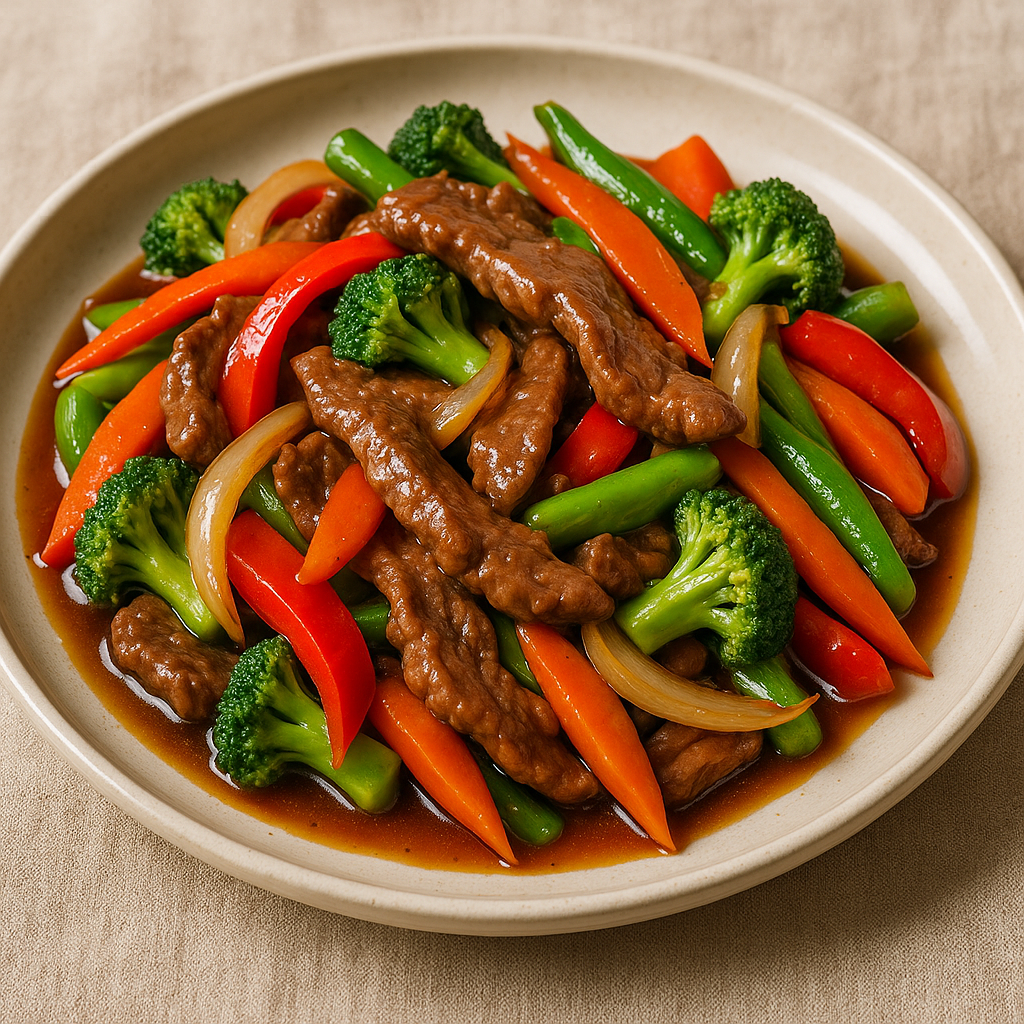 Ternera con verduras
