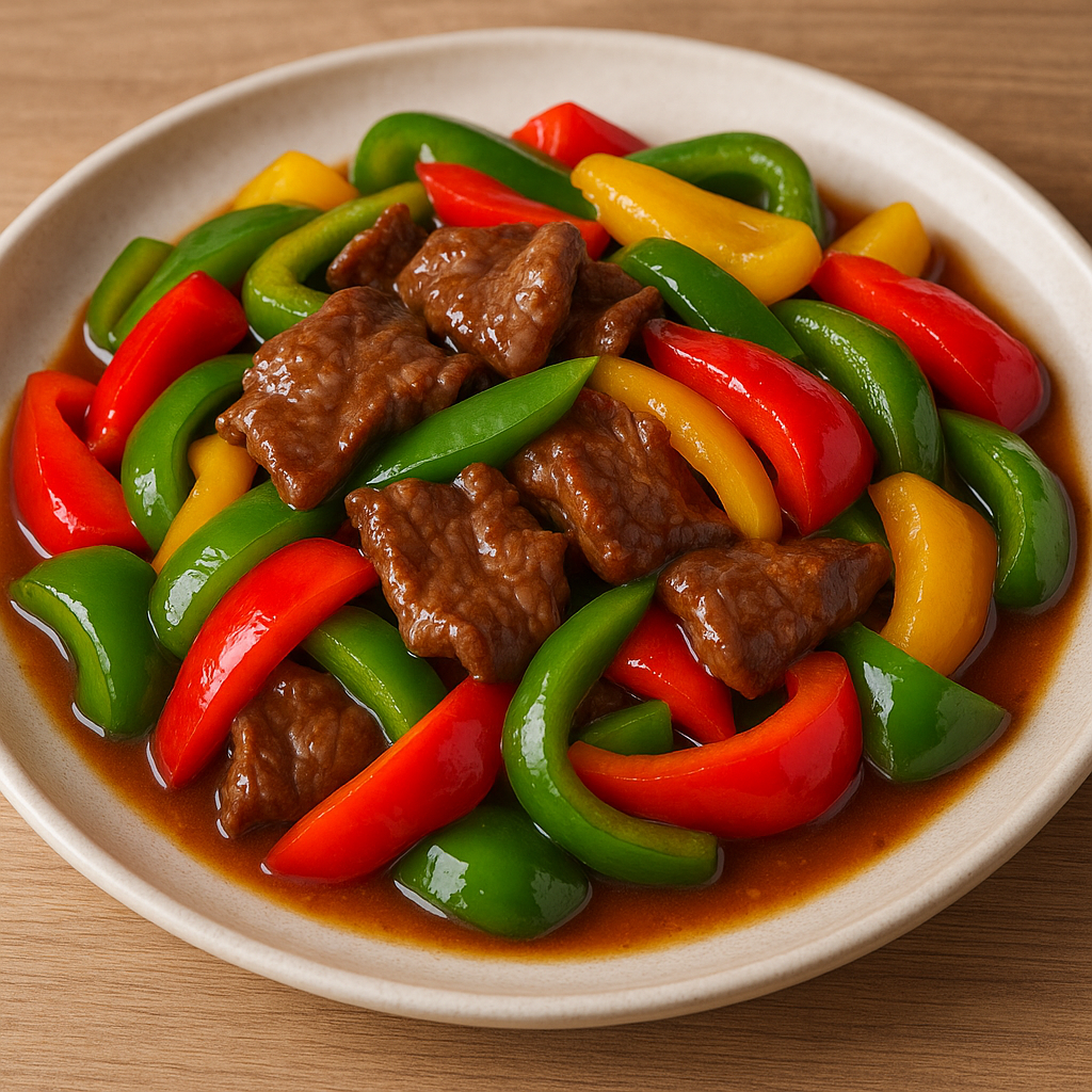 Ternera con pimiento