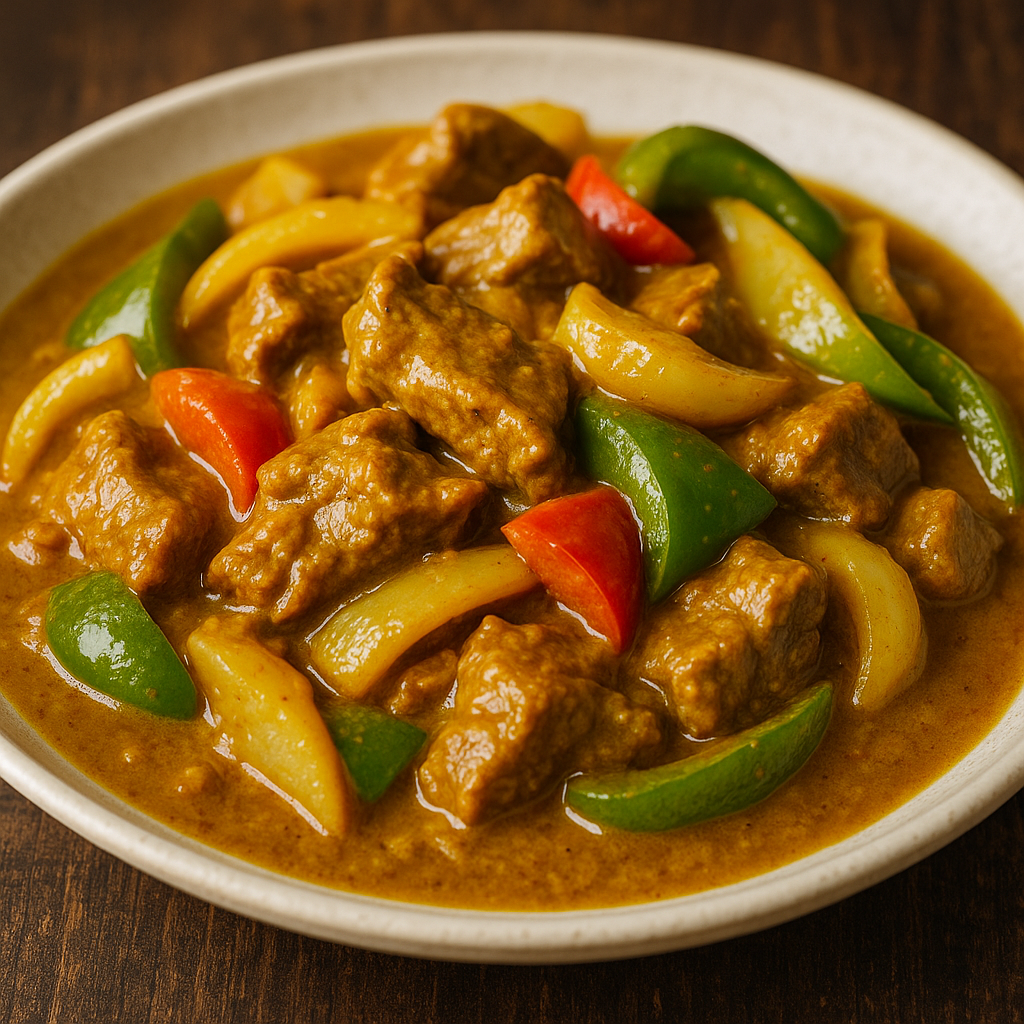 Ternera con salsa al curry