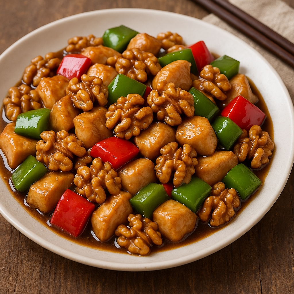Pollo con nueces