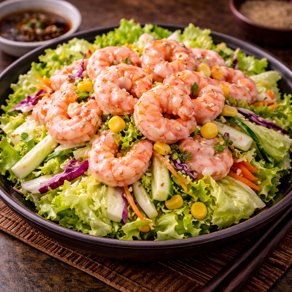 Ensalada de gambas