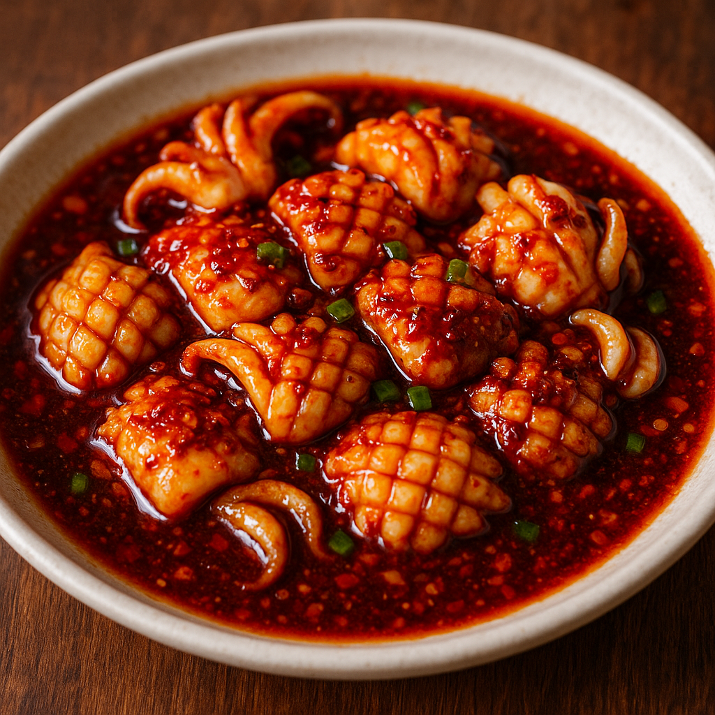 Sepia con salsa picante