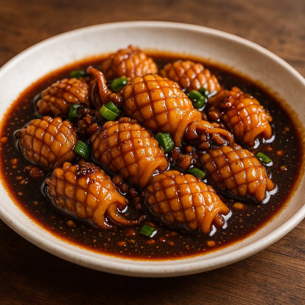 Sepia con salsa china