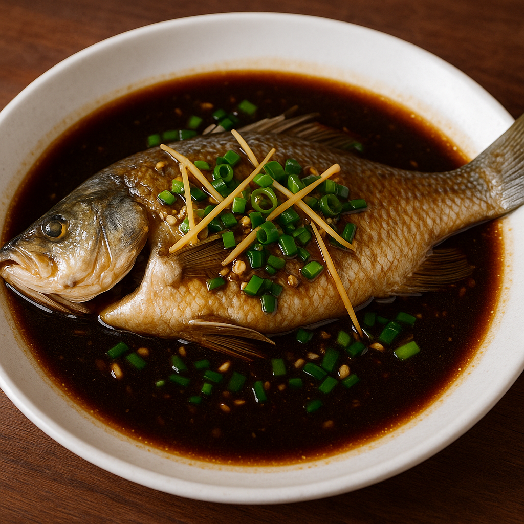 Pescado con salsa china
