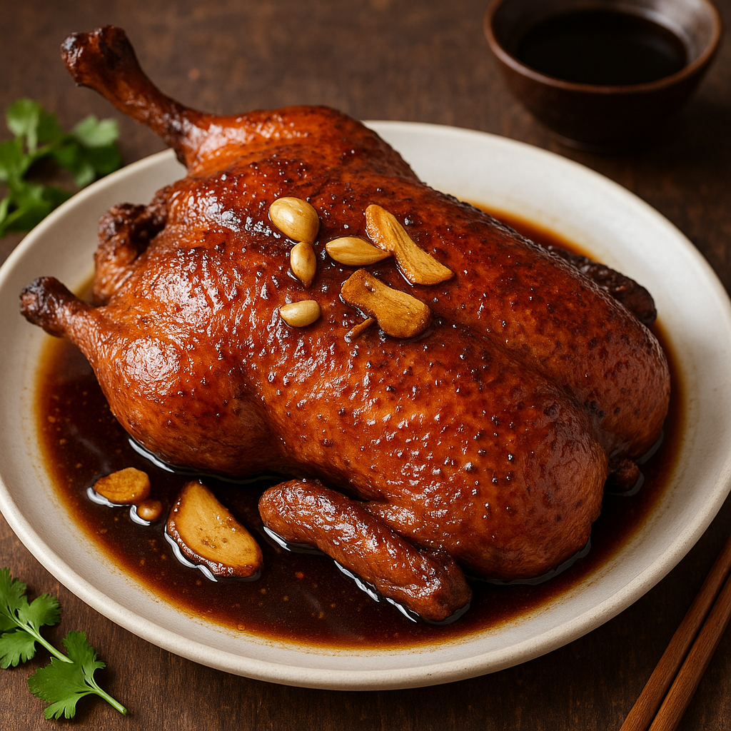 Pato asado